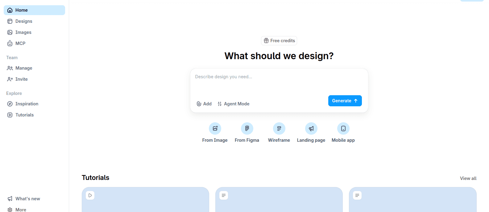 A Banani-generated design exported into Figma as editable layers